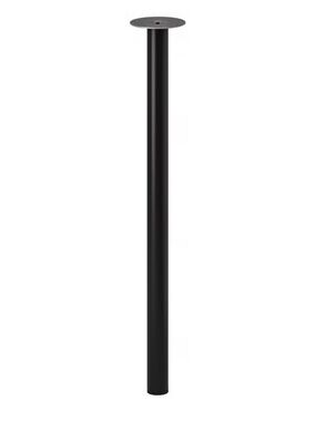 x1 IKEA Black Round Metal Table Leg